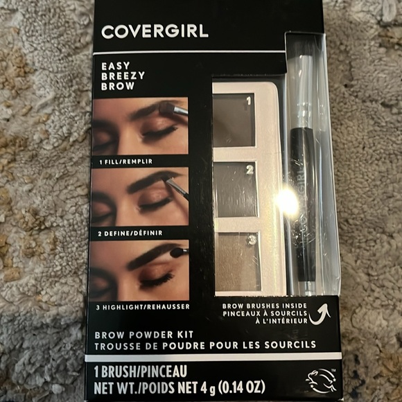 NWT Covergirl Brow Powder Kit 705 Rich Brown - Picture 6 of 8